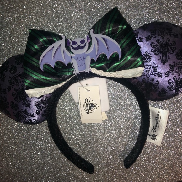 New Disney Parks haunted mansion Minnie Mouse Ears - Picture 2 of 3
